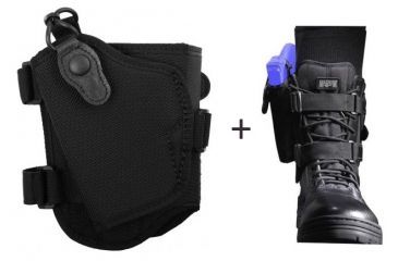 Image of Bianchi 4750 Ranger Triad Left Ankle Holster w/ Bianchi 4751 Triad Leg Extender