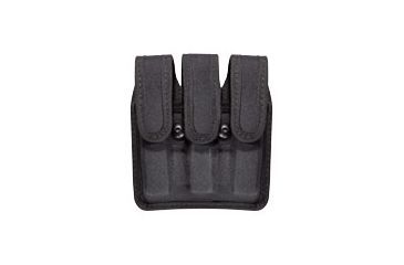 Image of Bianchi 8045 Triple Black Mag Pouch w/ Hidden Flap