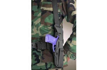 Image of Bianchi UM84H Shoulder Harness Holster Converter, Black - for UM84III Holster - 14565 