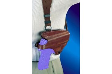 Image of Bianchi X16L Agent X Shoulder Rig (Lined) Holster - Plain Tan, Right Hand 17290