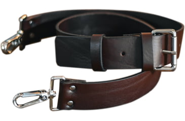 Image of Bieling Leather Co. Classic Leather Rifle Sling, Dark Brown, 36 - 42in, BLC0002