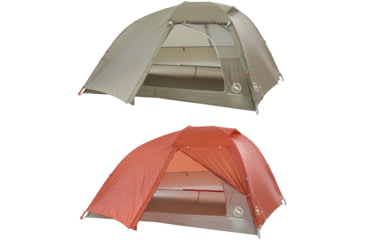 Image of Big Agnes 2020 Copper Spur HV UL3 Tent - 3 Person, 3 Season, Olive Green, Orange