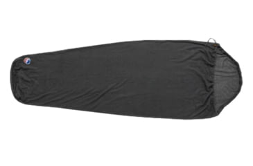 Image of Big Agnes Alpha Direct Fleece Sleeping Liner, Asphalt, Regular, BLADR26