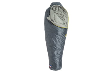 Image of Big Agnes Anthracite 30 FireLine Pro Recycled Sleeping Bag, Slate, Long, Left Zipper, BTMA30LL23