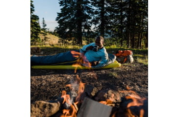 Image of Big Agnes Anthracite 30 FireLine Pro Recycled Sleeping Bag, Slate, Long, Left Zipper, BTMA30LL23