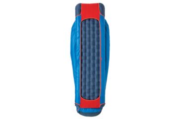 Image of Big Agnes Anvil Horn 30 Sleeping Bag 650 DownTek, Left Zip - Mens, Blue/Red, Regular, BAH30RL19