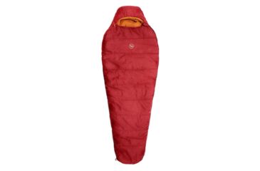 Image of Big Agnes Atlantic Point 30 Sleeping Bag Synthetic Clearance-Red-Regular-Left