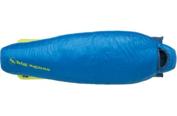 Image of Big Agnes Beryl SL 0 Sleeping Bag 650 DownTek-Blue-Long-Left