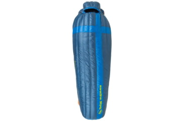Image of Big Agnes Blackburn UL 0 850 DownTek Sleeping Bag, Short, Right, Blue, BBBULSR18