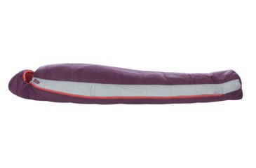 Image of Big Agnes Blue Lake 25 Sleeping Bag FireLine Pro, Right Zip - Women's, Beet/Paprika, Regular, BTMWBLRR19