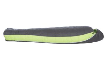 Image of Big Agnes Boot Jack 25 Sleeping Bag 600 DownTek, Left Zip - Mens, Gray/Green, Long, BTMBJLL19