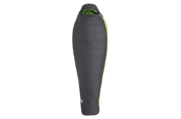 Image of Big Agnes Boot Jack 25 Sleeping Bag 600 DownTek, Left Zip - Mens, Gray/Green, Long, BTMBJLL19