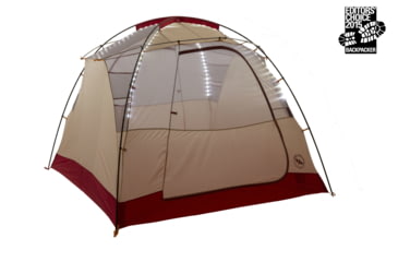 Image of Big Agnes Chimney Creek 4 mtnGLO Tent-Orange/Cream