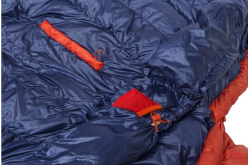 Image of Big Agnes Cinnabar -20, 850 Downtek Sleeping Bag, Pumpkin, Long, BCN20LL20