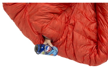 Image of Big Agnes Cinnabar -20, 850 Downtek Sleeping Bag, Pumpkin, Long, BCN20LL20