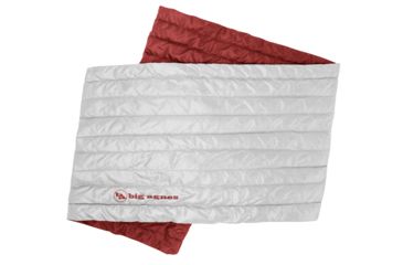 Image of Big Agnes Circle O Down Scarf, Pearl/Paprika, 32402-111-OSFA-DEMO