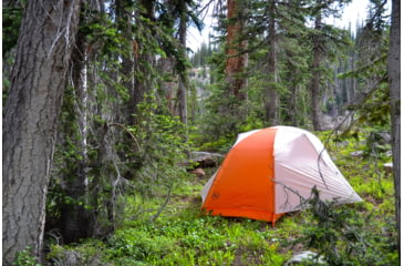 Image of Big Agnes Copper Spur HV UL2 Tent - 2 Person, 3 Season-Gray/Orange