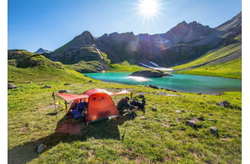Image of Big Agnes Copper Spur HV UL3 Tent - 3 Person, 3 Season, Orange, THVCSO320