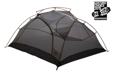 Image of Big Agnes Copper Spur UL 3 mtnGLO Tent-Silver/Gray