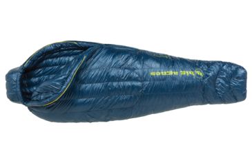 Image of Big Agnes Crosho UL -20 Sleeping Bag 850 DownTek-Blue-Regular-Left