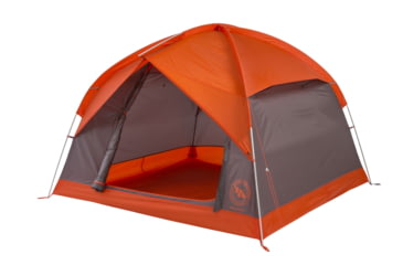 Image of Big Agnes Dog House 4 Tent, Orange/Taupe/Eggplant, TDH420