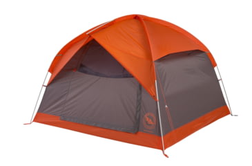 Image of Big Agnes Dog House 4 Tent, Orange/Taupe/Eggplant, TDH420