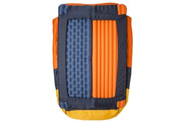 Image of Big Agnes Dream Island 15 Double Sleeping Bag, Orange/Navy/Yellow, Double Wide, BDWDI19