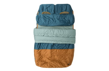 Image of Big Agnes Dream Island 20 Sleeping Bag, Tapestry/Brown Sugar, Double Wide, BDIDW2025