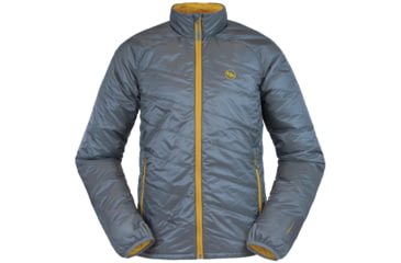 Image of Big Agnes Ellis Jacket - Men's-Cool Gray/Sunflower-Medium