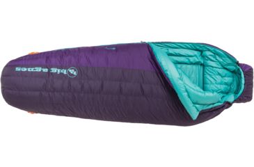 Image of Big Agnes Ethel 0 Women's Sleeping Bag 650 DownTek-Purple-Petite-Women's-Right
