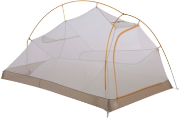 Image of Big Agnes Fly Creek HV UL2 Bikepack Solution Dye Tent, Yellow/Greige, 2 Person, THVFCBP222