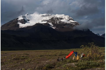 Image of Big Agnes Fly Creek HV UL2 Bikepack Solution Dye Tent, Yellow/Greige, 2 Person, THVFCBP222