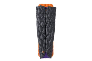 Image of Big Agnes Fly Creek UL Zip Quilt 50 Sleeping Bag, Asphalt/Royal Purple, Regular, BFCULZQR5025