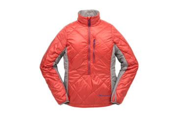 Image of Big Agnes Gem Lake Pullover - Womens, Apple/Gray, Medium, 31506-431-MD