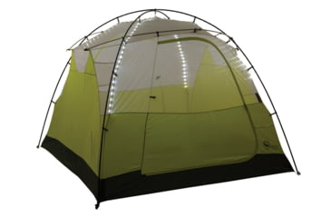 Image of Big Agnes Gilpin Falls Powerhouse 4  mtnGLO Tent - 4 Person, 3 Season-White/Sulphur