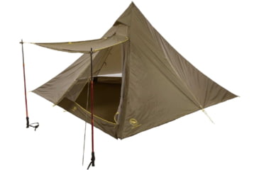 Image of Big Agnes Gold Camp UL 5 Tarp Tent, Dark Olive, 5 Person, TGCUL5T23