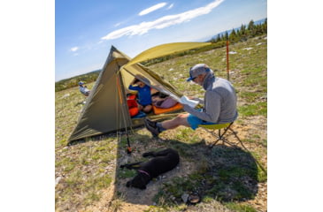 Image of Big Agnes Gold Camp UL 5 Tarp Tent, Dark Olive, 5 Person, TGCUL5T23