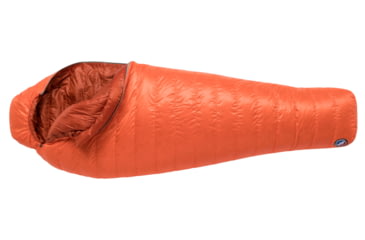 Image of Big Agnes Greystone 0 650 RDS DownTek Sleeping Bag, Cherry Tomato/Rooibos Tea, Regular, BTMG0RL26