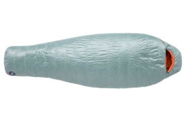 Image of Big Agnes Greystone 20 650 RDS DownTek Sleeping Bag - Womens, Blue Surf/Nasturtium, Regular, BTMWG20RR26