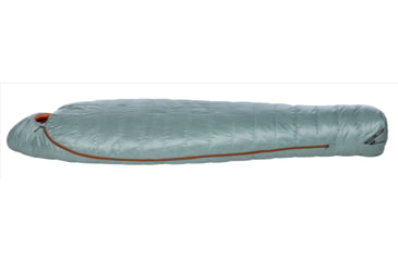 Image of Big Agnes Greystone 20 650 RDS DownTek Sleeping Bag - Womens, Blue Surf/Nasturtium, Regular, BTMWG20RR26