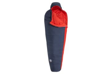Image of Big Agnes Husted 20 Sleeping Bag FireLine Pro, Left Zip - Mens, Navy/Red, Regular, BTMHRL19