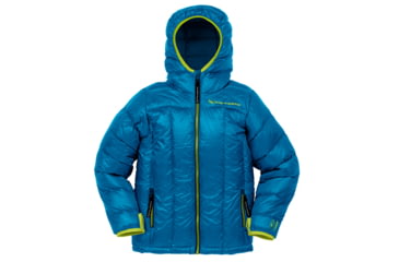 Image of Big Agnes Ice House Hoodie - Kid's-Blue/Dark Blue-Medium