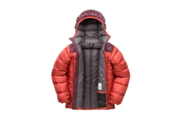 Image of Big Agnes Ice House Hoodie - Kids, Apple/Sangria/Dark Gray, Medium, 31701-615-MD