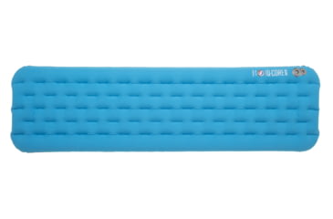 Image of Big Agnes Insulated Q-Core Deluxe Sleeping Pad, Regular, Turquoise, PQCDR20