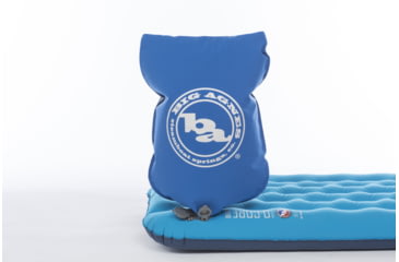 Image of Big Agnes Insulated Q-Core Deluxe Sleeping Pad, Regular, Turquoise, PQCDR20