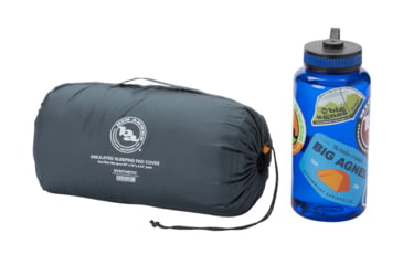Image of Big Agnes Insulated Sleeping Pad Cover, Dark Slate, AISPC26