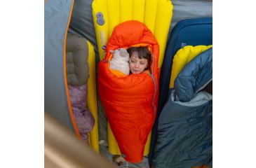 Image of Big Agnes Little Red 20 Sleeping Bag, Cherry Tomato/Tangelo, BYLRL25