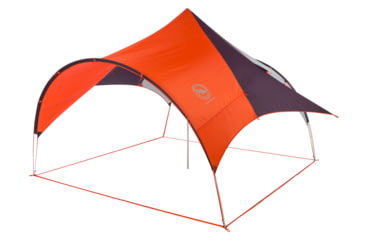 Image of Big Agnes Log Flume Shelter Tent, Orange/Gray/Eggplant, TLFS20