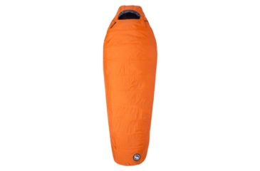 Image of Big Agnes Lost Dog 15 Sleeping Bag FireLine Eco, Right Zip - Mens, Orange/Navy, Regular, BLD15RR19