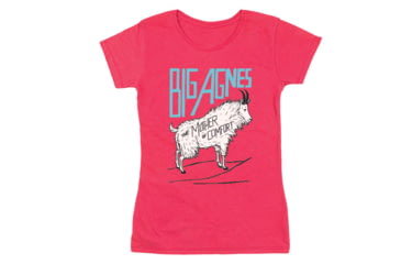 Image of Big Agnes Mountain Goat T-Shirt - Womens, Red Heather, Extra Small, ATGOATWRHXS20